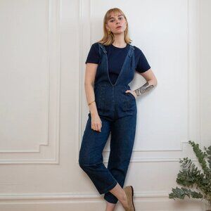 Loup Rhoda Coveralls in Dark Indigo Denim